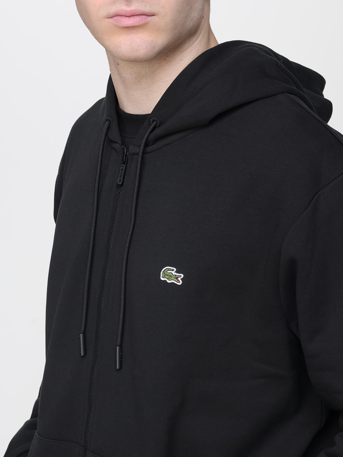 LACOSTE SWEATSHIRT: Sweatshirt men Lacoste, Black - Img 4