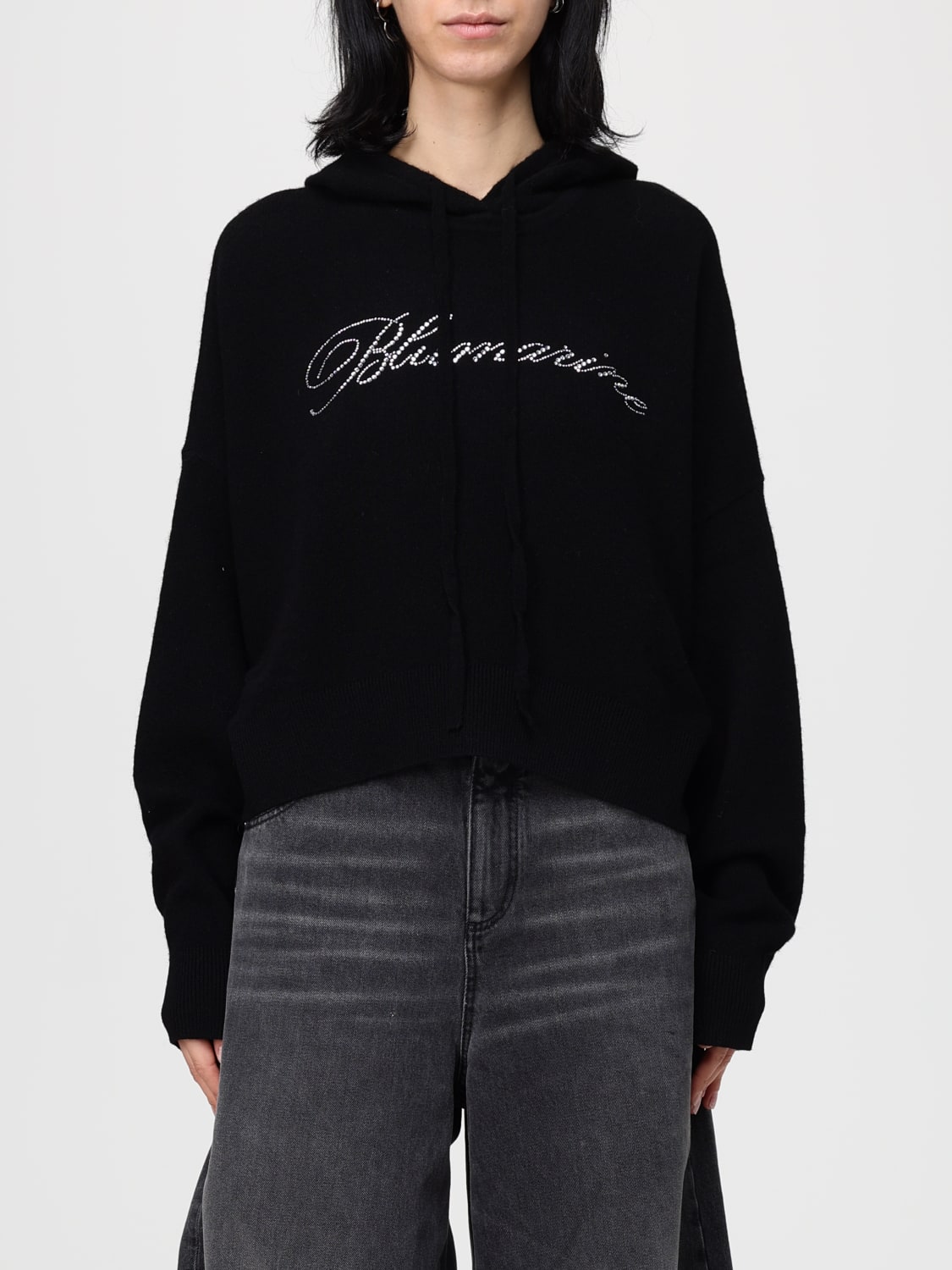 BLUMARINE SWEAT-SHIRT: Sweat-shirt femme Blumarine, Noir - Img 1