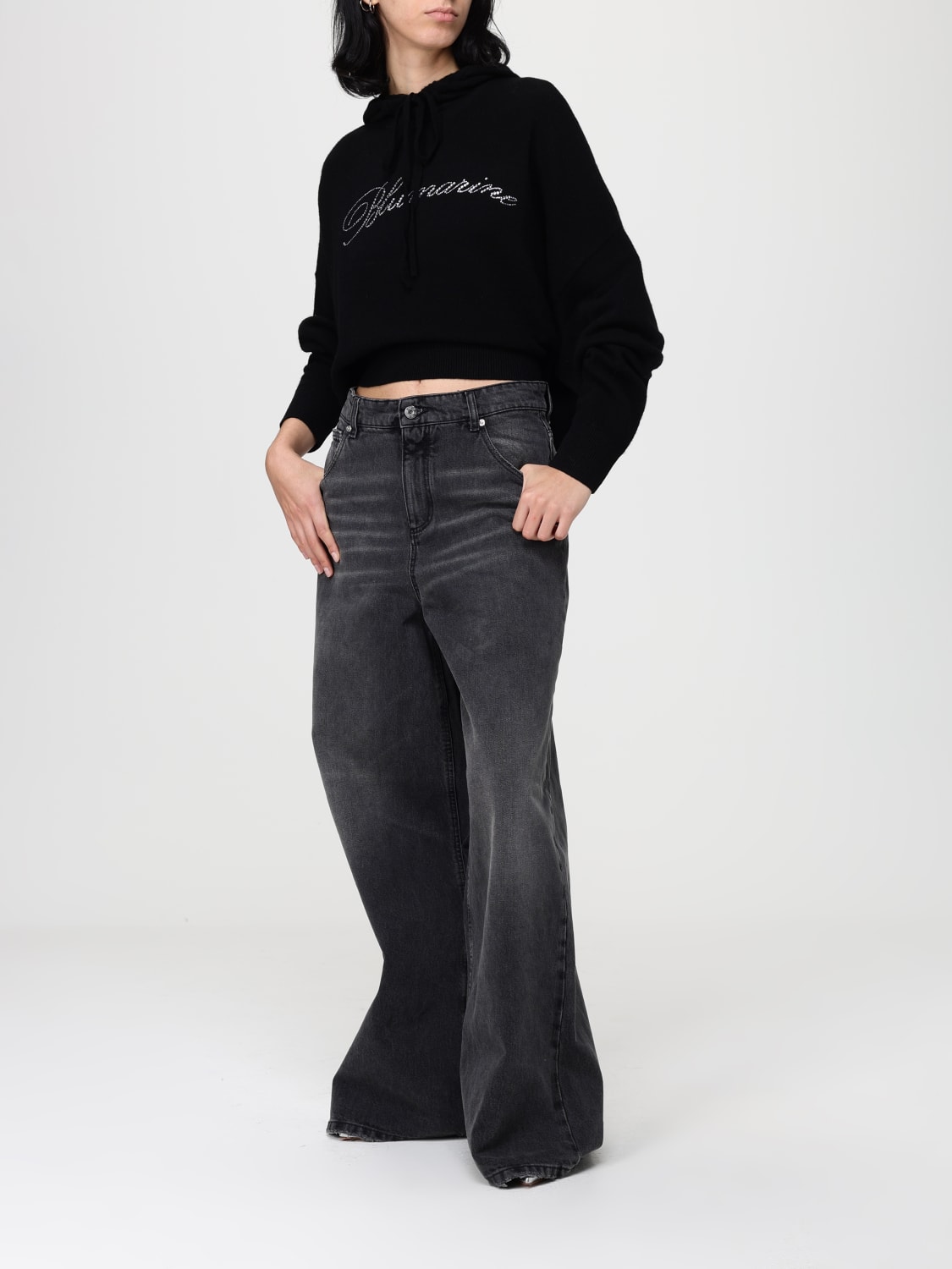 BLUMARINE SWEAT-SHIRT: Sweat-shirt femme Blumarine, Noir - Img 2