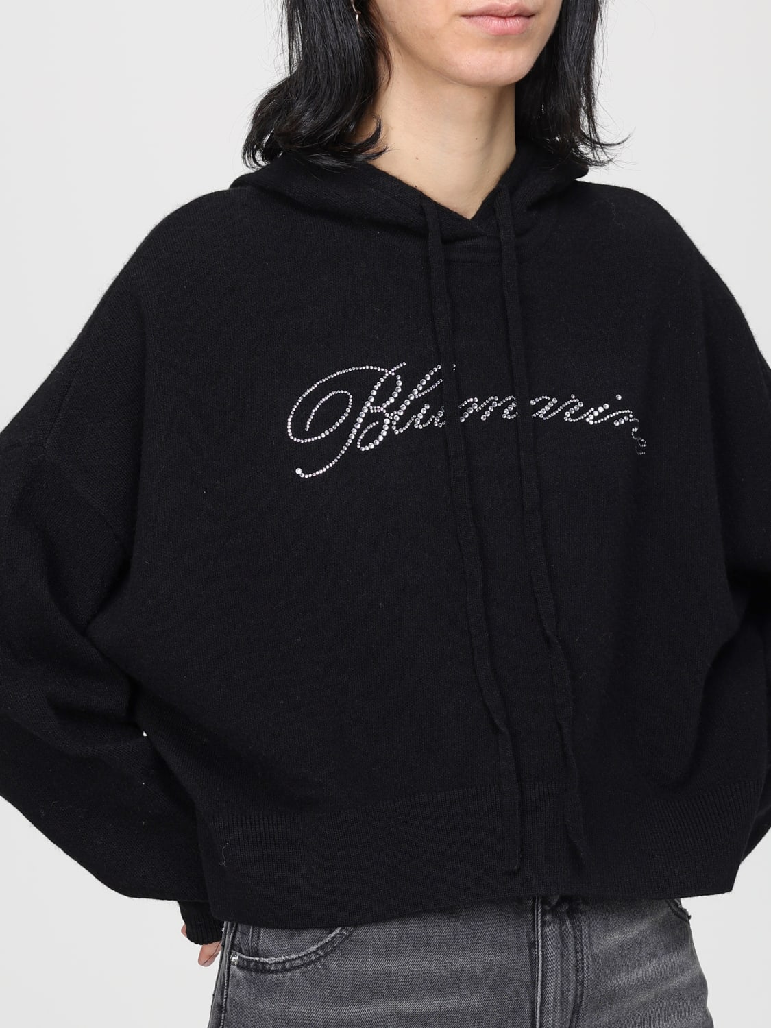 BLUMARINE SWEAT-SHIRT: Sweat-shirt femme Blumarine, Noir - Img 4