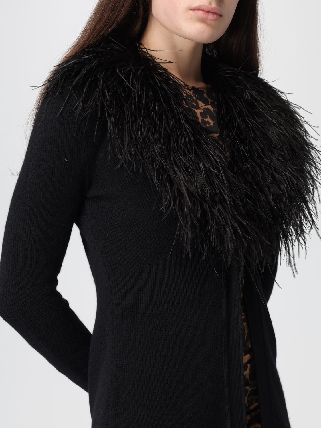 BLUMARINE SWEATER: Cardigan woman Blumarine, Black - Img 5