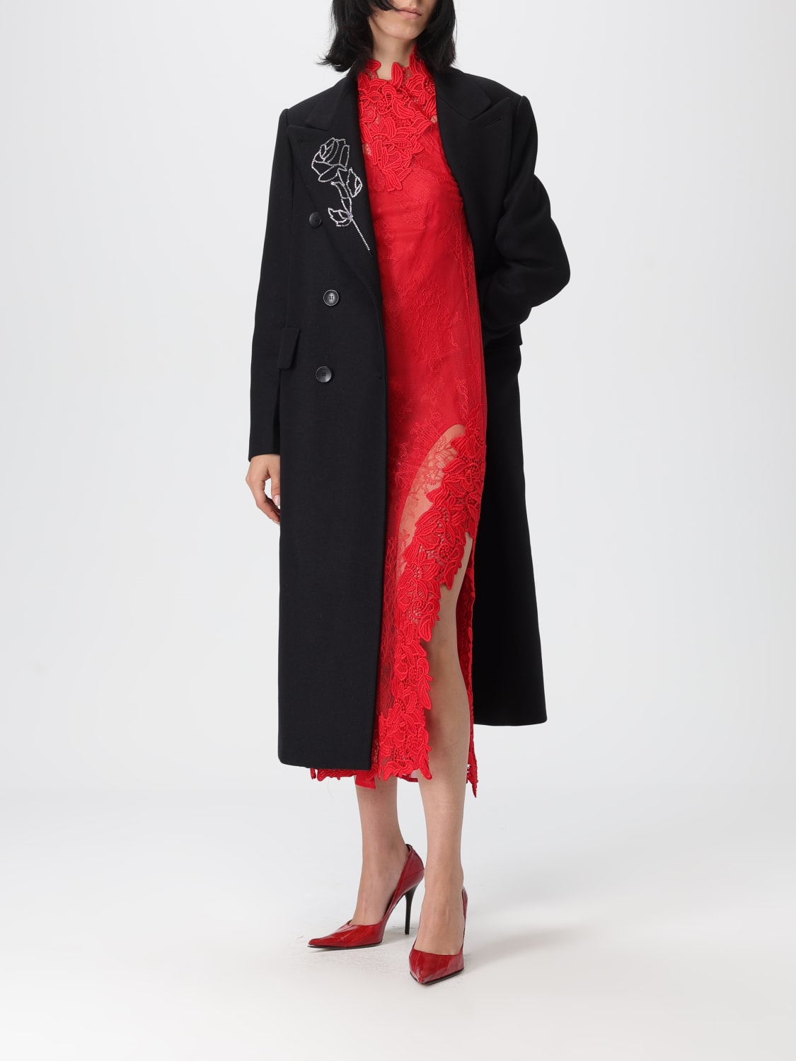 BLUMARINE MANTEL: Mantel damen Blumarine, Schwarz - Img 2