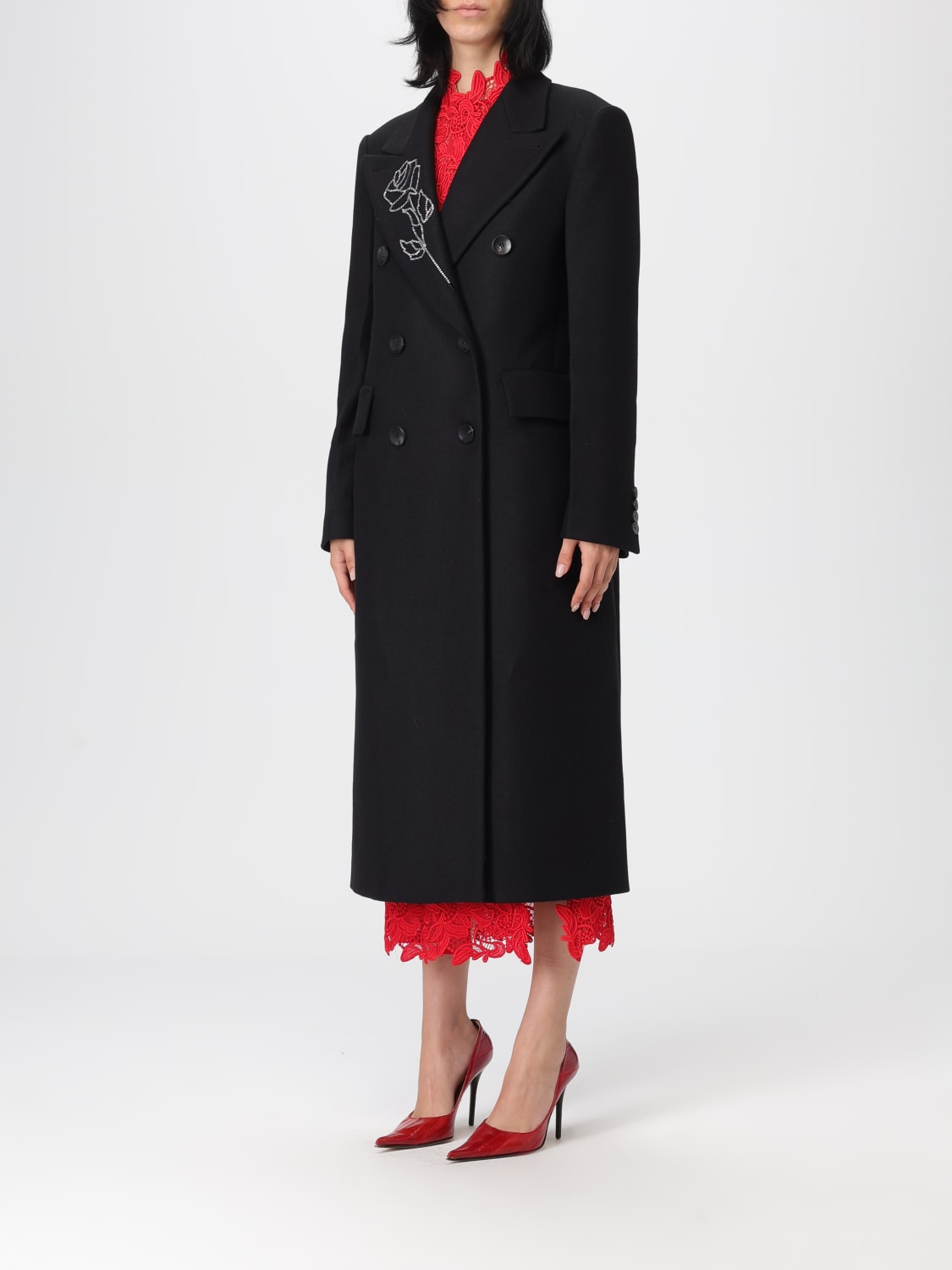 BLUMARINE MANTEL: Mantel damen Blumarine, Schwarz - Img 4