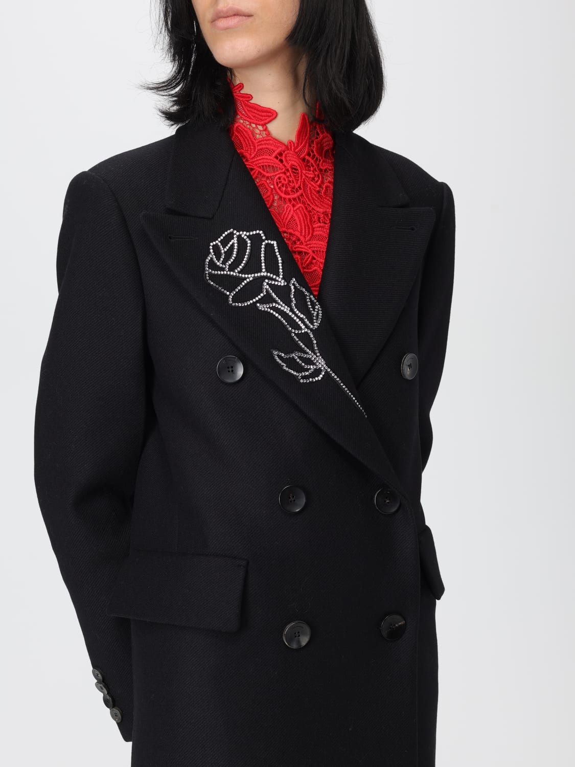 BLUMARINE MANTEL: Mantel damen Blumarine, Schwarz - Img 5