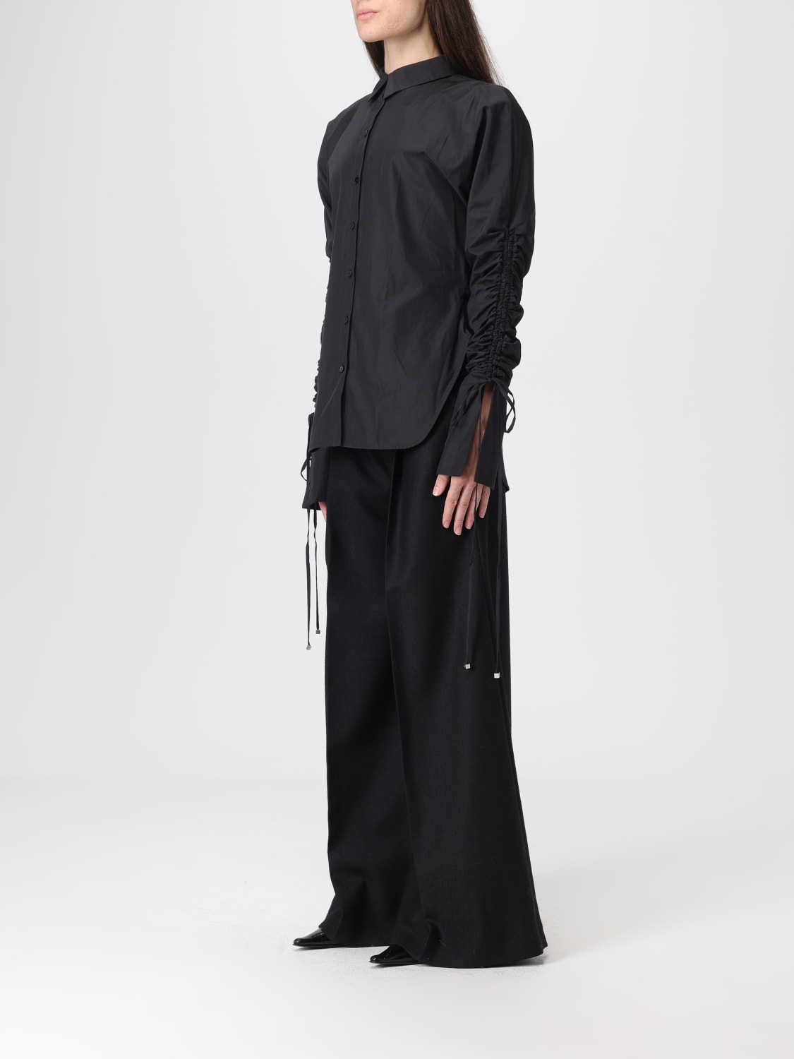 BLUMARINE CAMICIA: Camicia Blumarine in misto cotone , Nero - Img 4