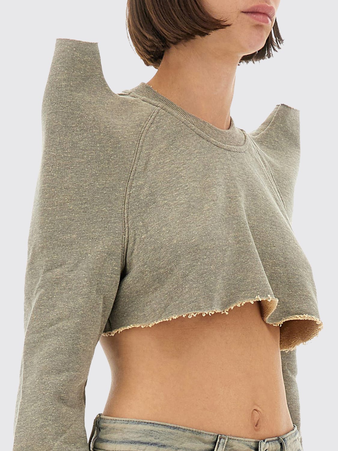 RICK OWENS DRKSHDW SWEATSHIRT: Sweatshirt damen Rick Owens Drkshdw, Grau - Img 4