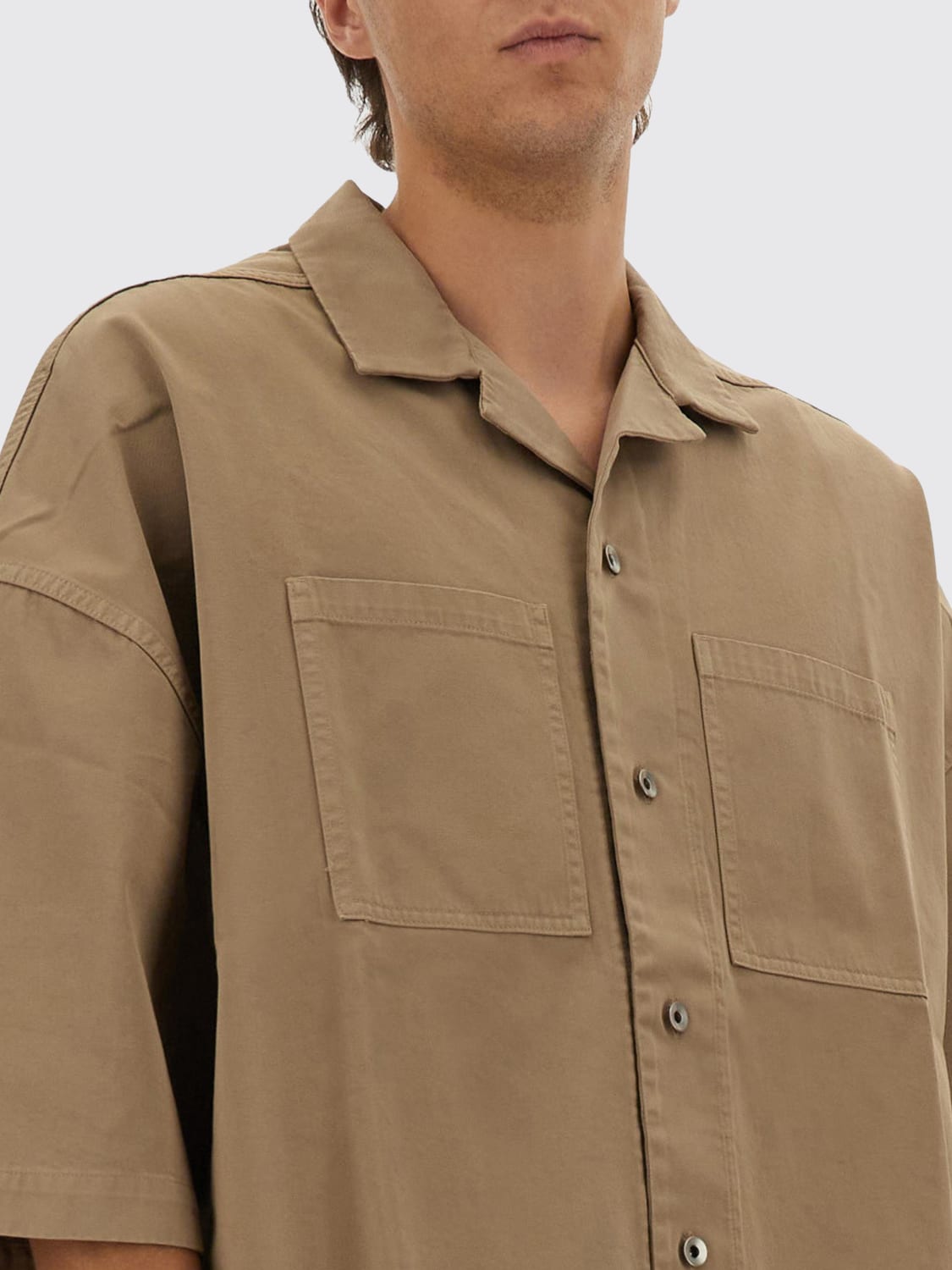 RICK OWENS DRKSHDW SHIRT: Shirt men Rick Owens Drkshdw, Beige - Img 4