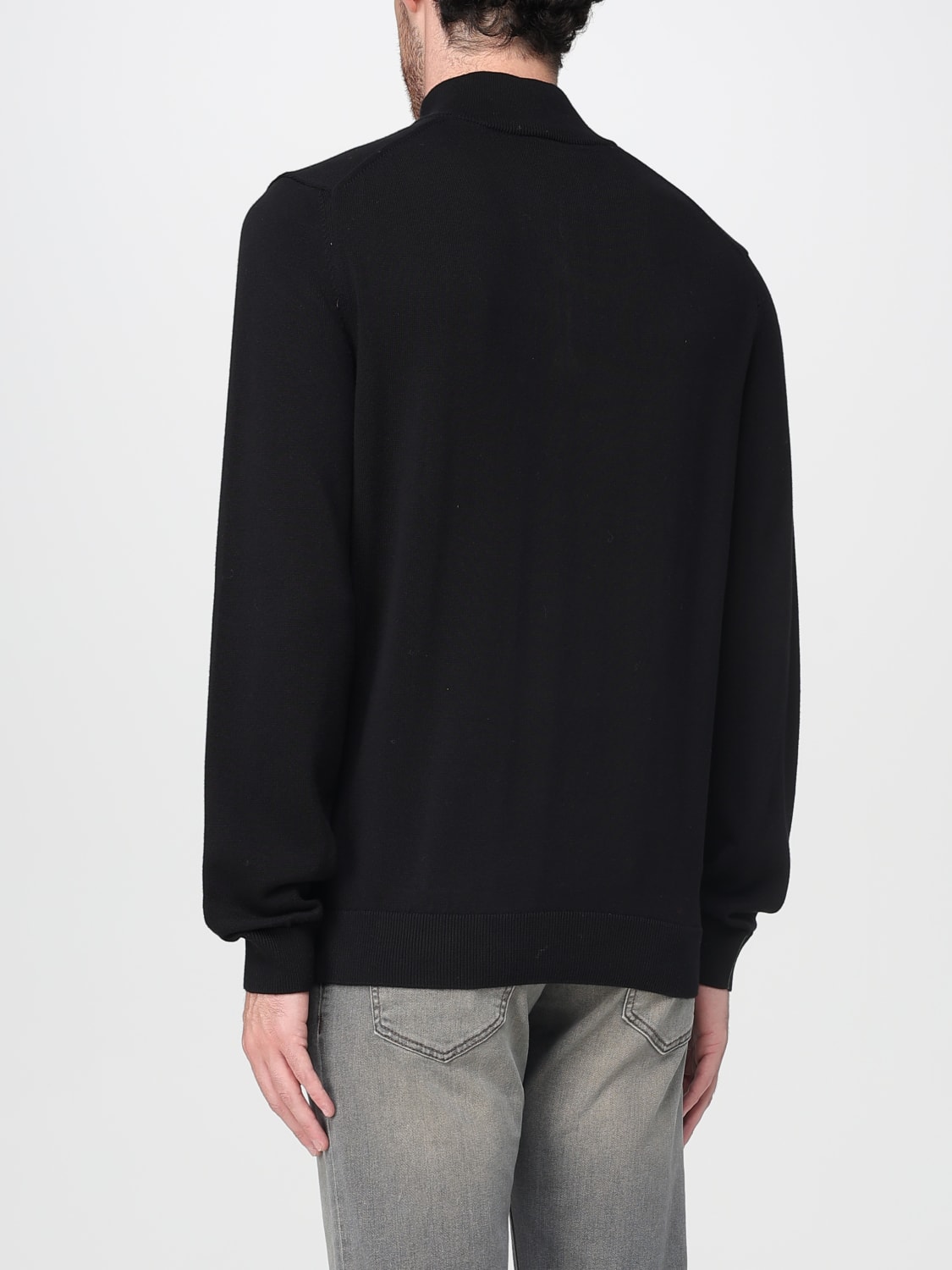 LACOSTE 스웨터: 스웨터 남성 Lacoste, 블랙 - Img 2