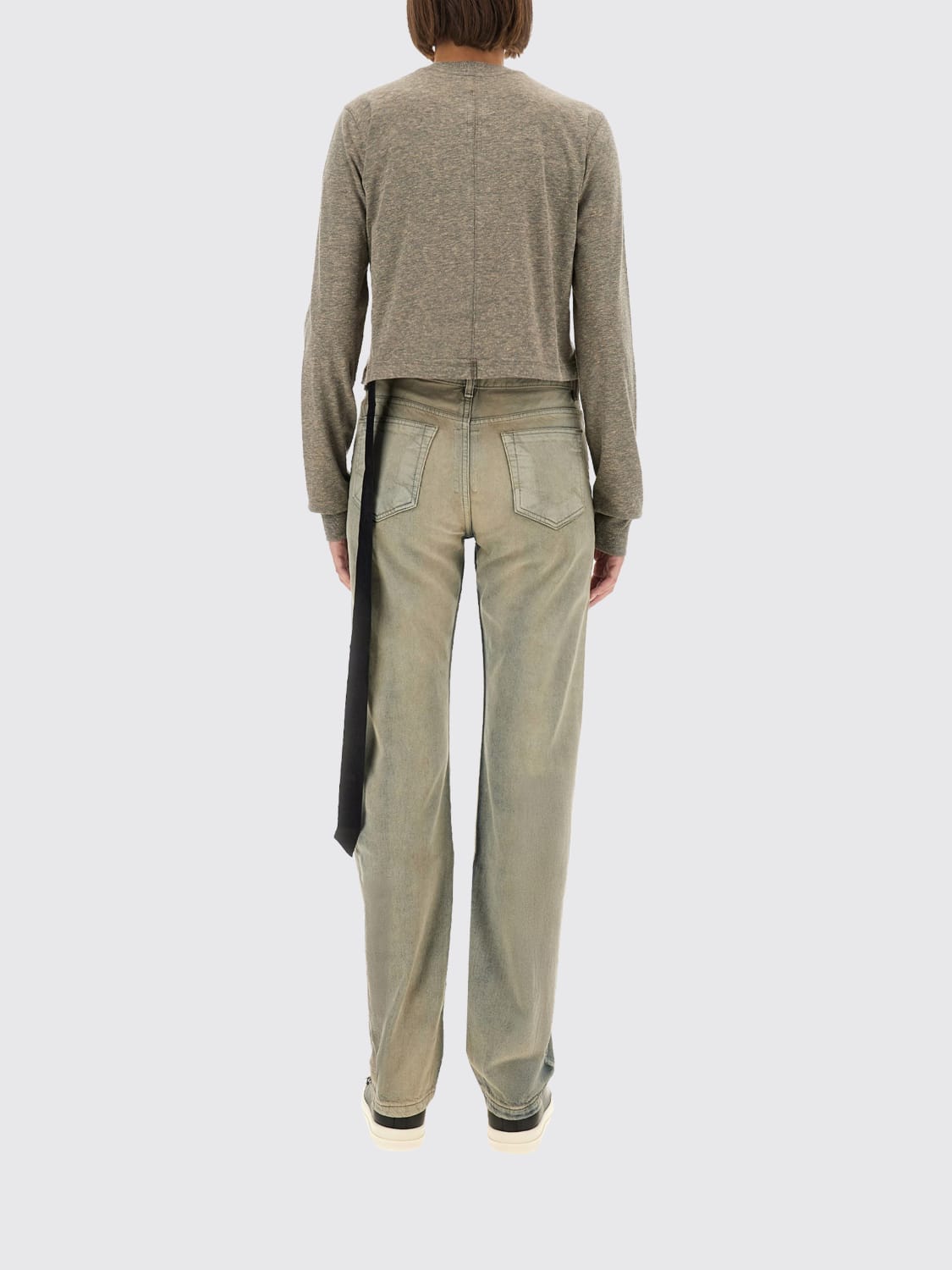 RICK OWENS DRKSHDW T-SHIRT: T-shirt woman Rick Owens Drkshdw, Grey - Img 3