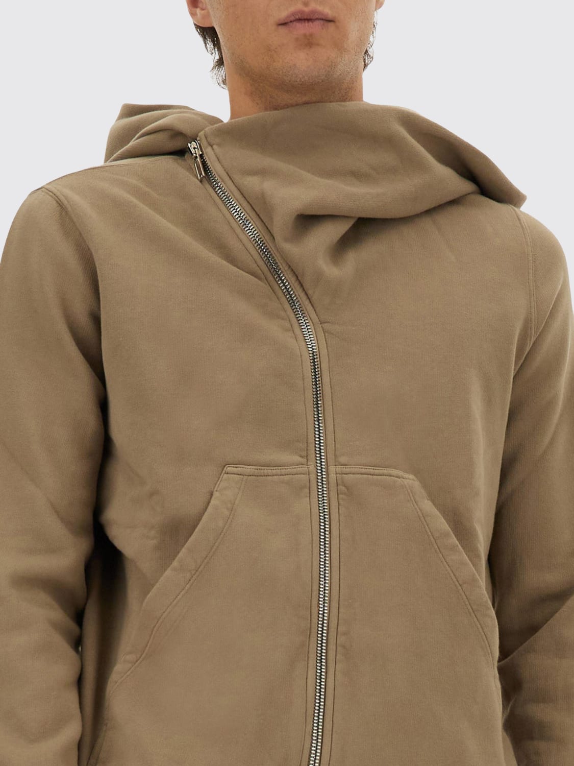 RICK OWENS DRKSHDW SUDADERA: Sudadera hombre Rick Owens Drkshdw, Beige - Img 4