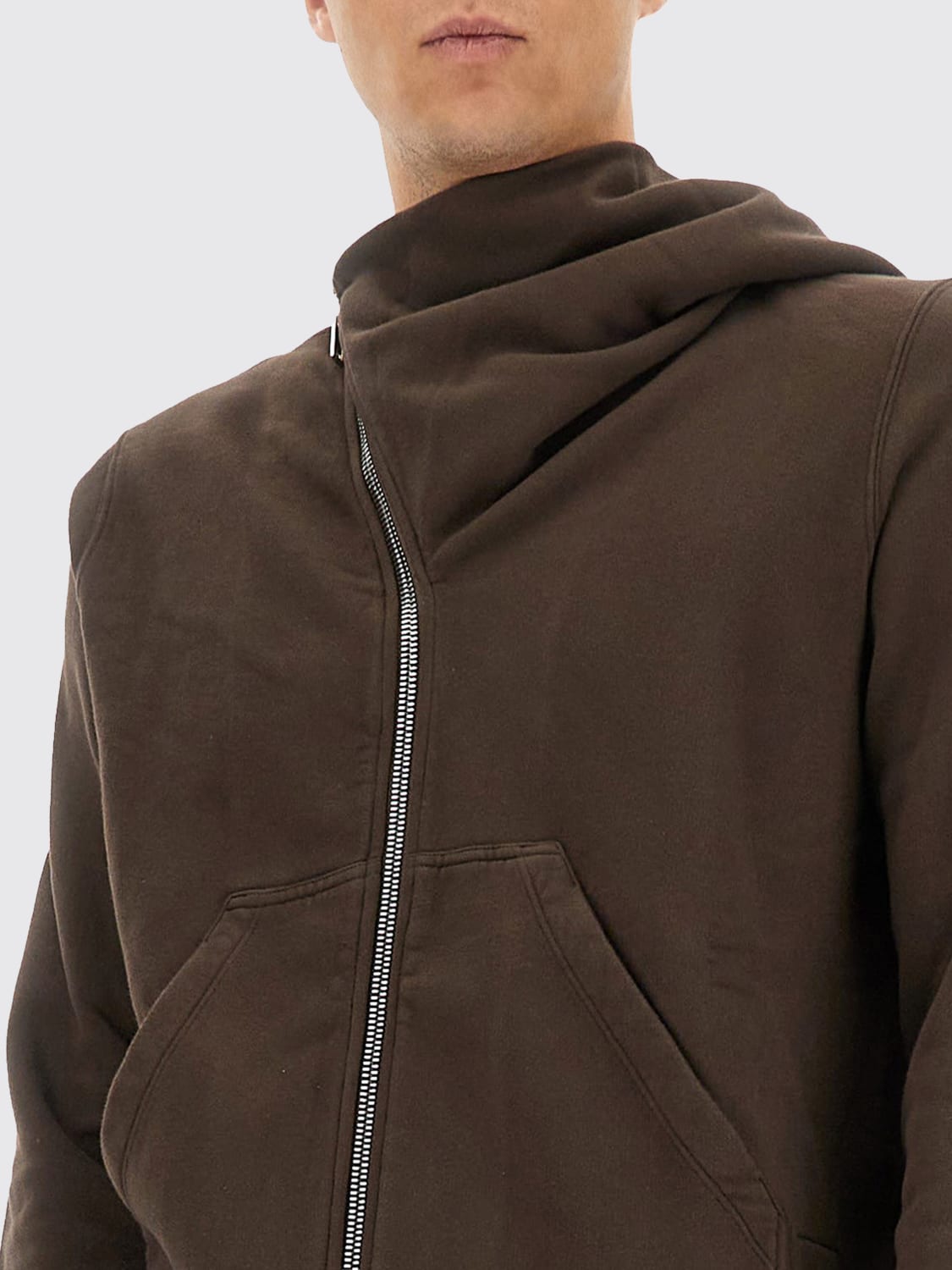 RICK OWENS DRKSHDW SWEATSHIRT: Sweatshirt men Rick Owens Drkshdw, Brown - Img 4