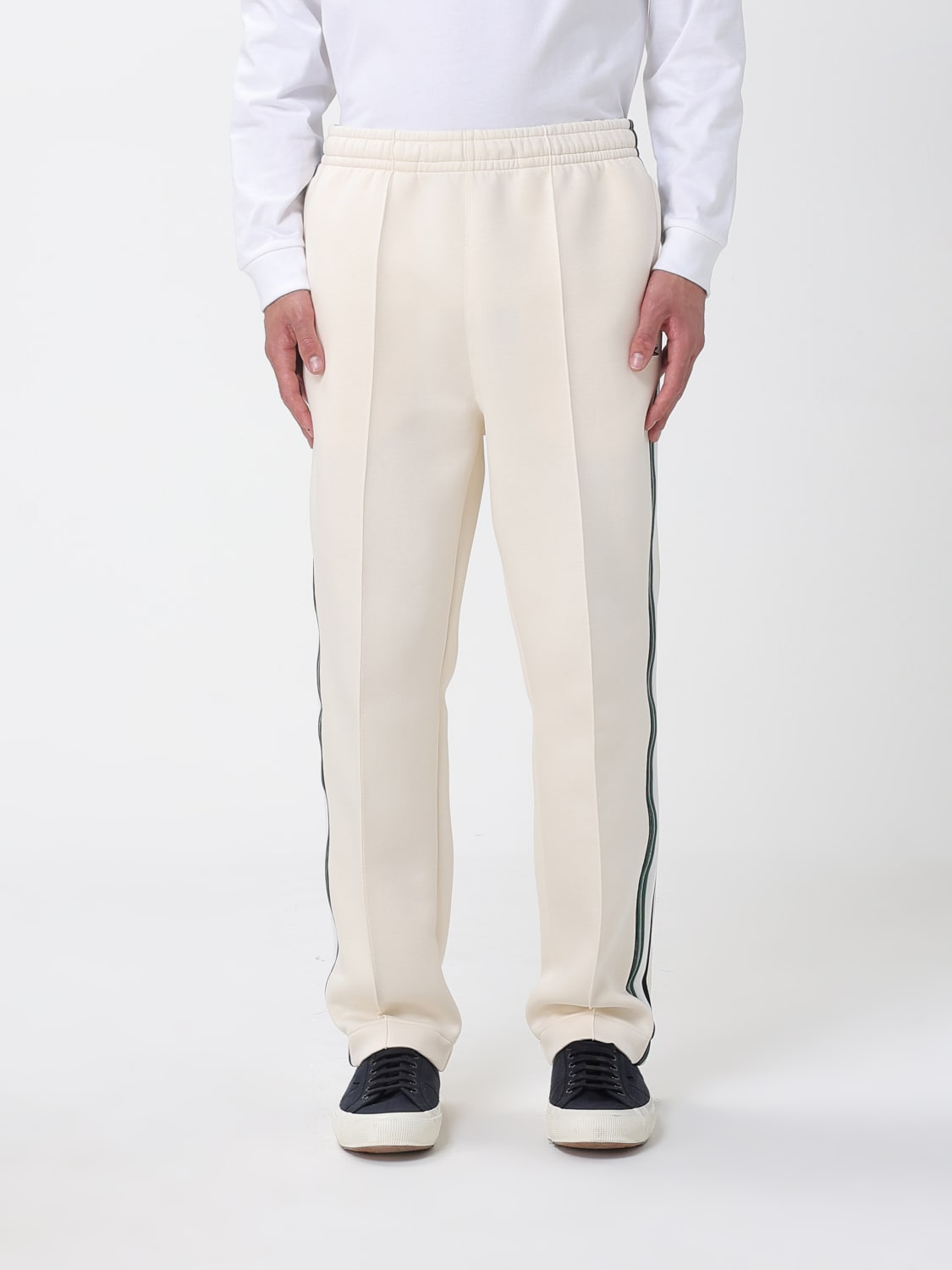 LACOSTE PANTS: Pants men Lacoste, White - Img 1