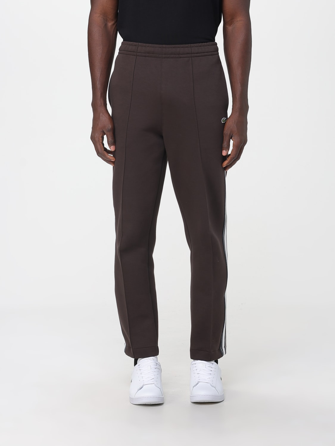 LACOSTE TROUSERS: Trousers men Lacoste, Brown - Img 1