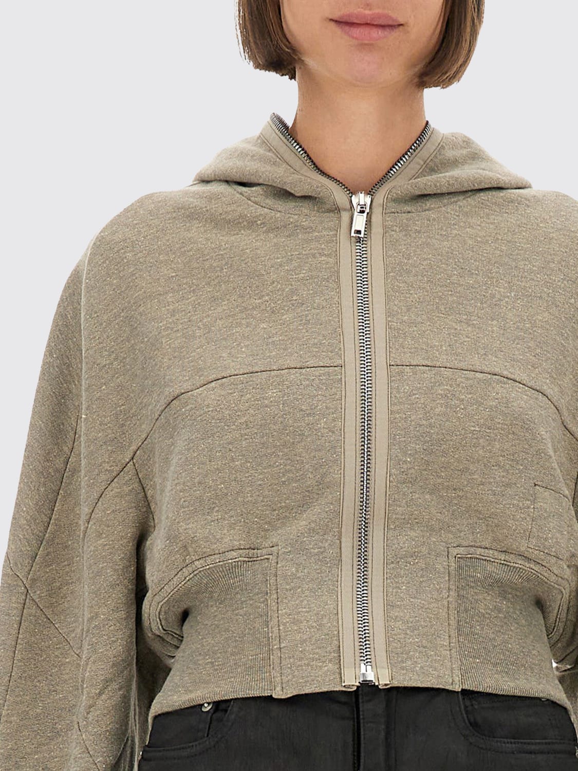 RICK OWENS DRKSHDW SWEATSHIRT: Sweatshirt woman Rick Owens Drkshdw, Grey - Img 4