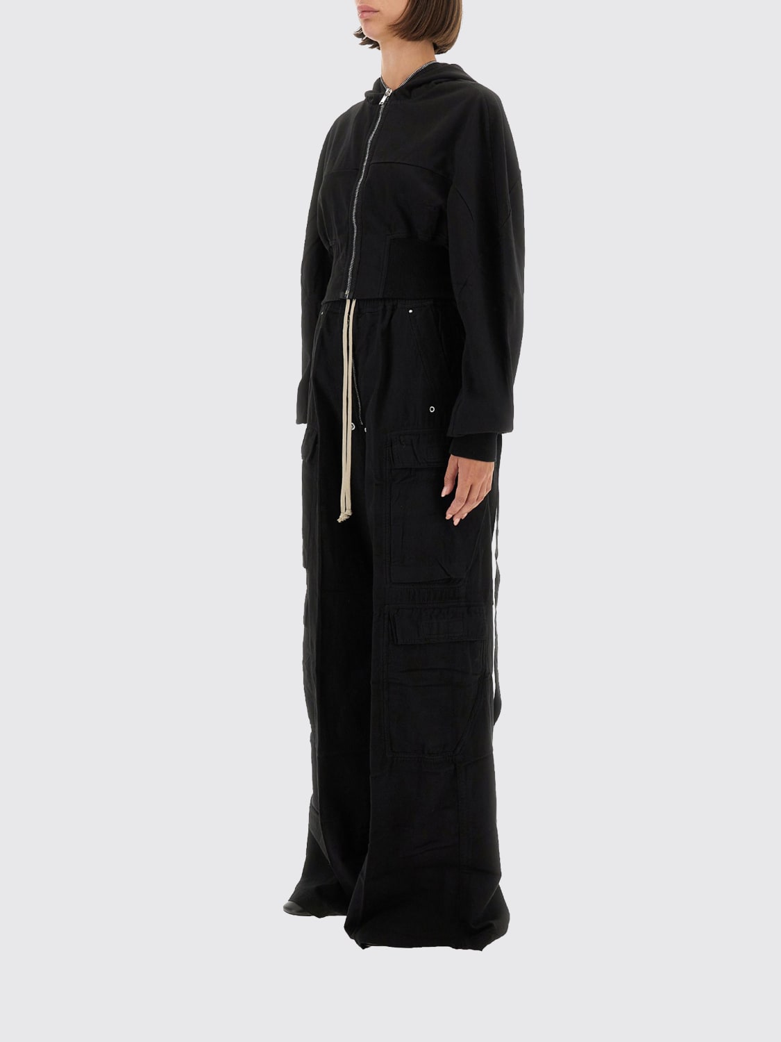 RICK OWENS DRKSHDW SUDADERA: Sudadera mujer Rick Owens Drkshdw, Negro - Img 2