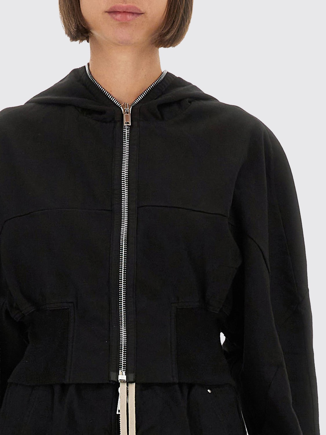 RICK OWENS DRKSHDW SUDADERA: Sudadera mujer Rick Owens Drkshdw, Negro - Img 4