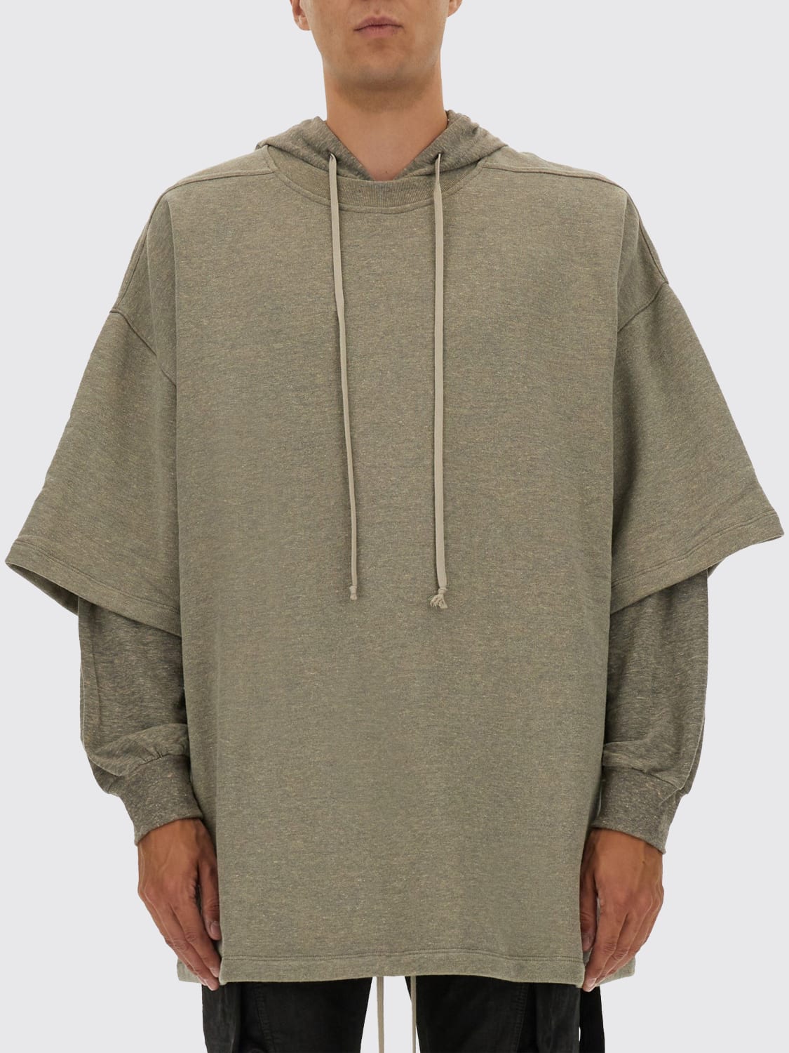RICK OWENS DRKSHDW SWEATSHIRT: Sweatshirt homme Rick Owens Drkshdw, Gris - Img 1
