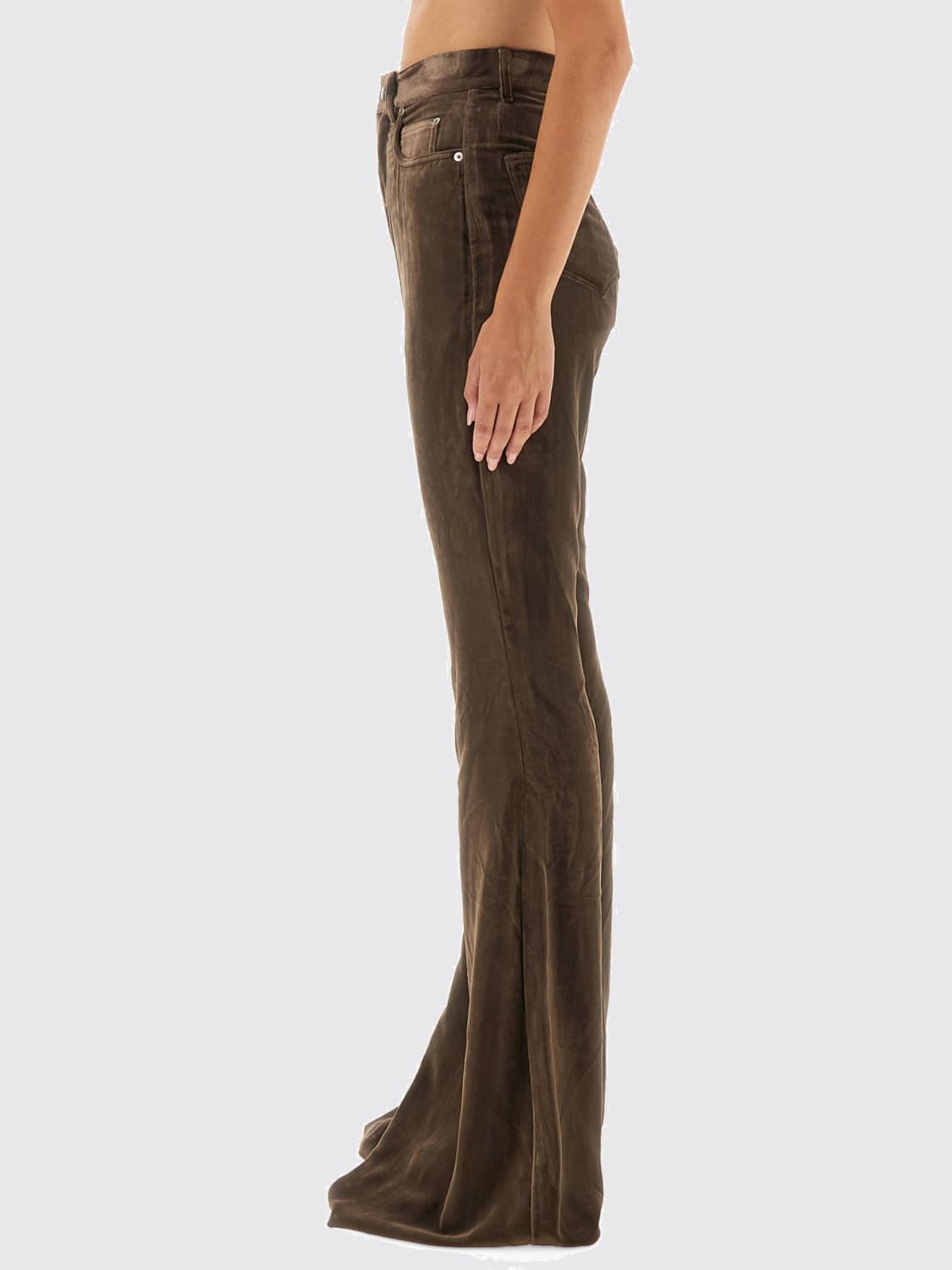 RICK OWENS PANTALON: Pantalon femme Rick Owens, Marron - Img 4