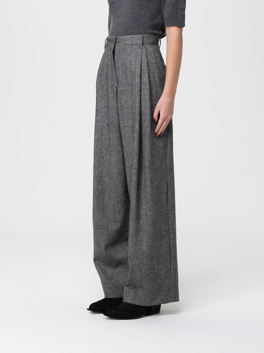 'S MAX MARA БРЮКИ: Брюки Женское 's Max Mara, Серый - Img 4