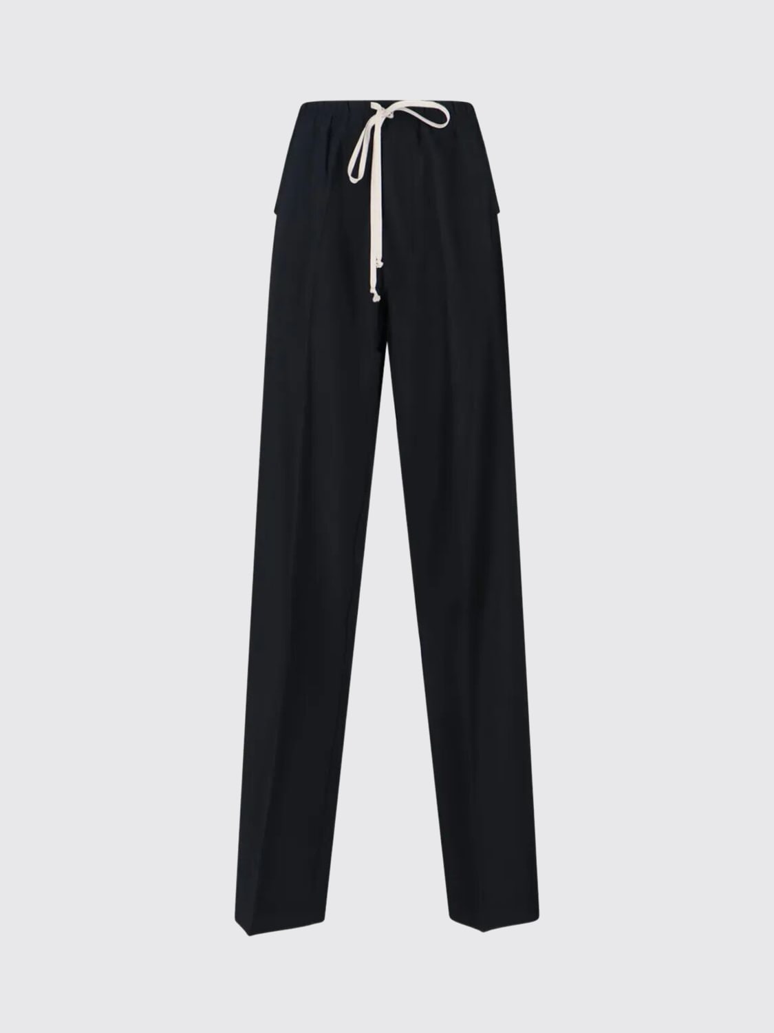 RICK OWENS PANTALONI: Pantalone con coulisse Rick Owens in viscosa , Nero - Img 1