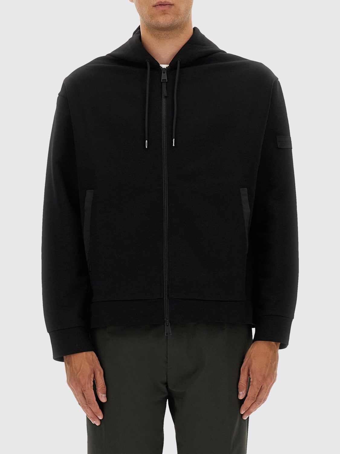 PREMIATA FELPA: Felpa con cappuccio in cotone Premiata, Nero - Img 1