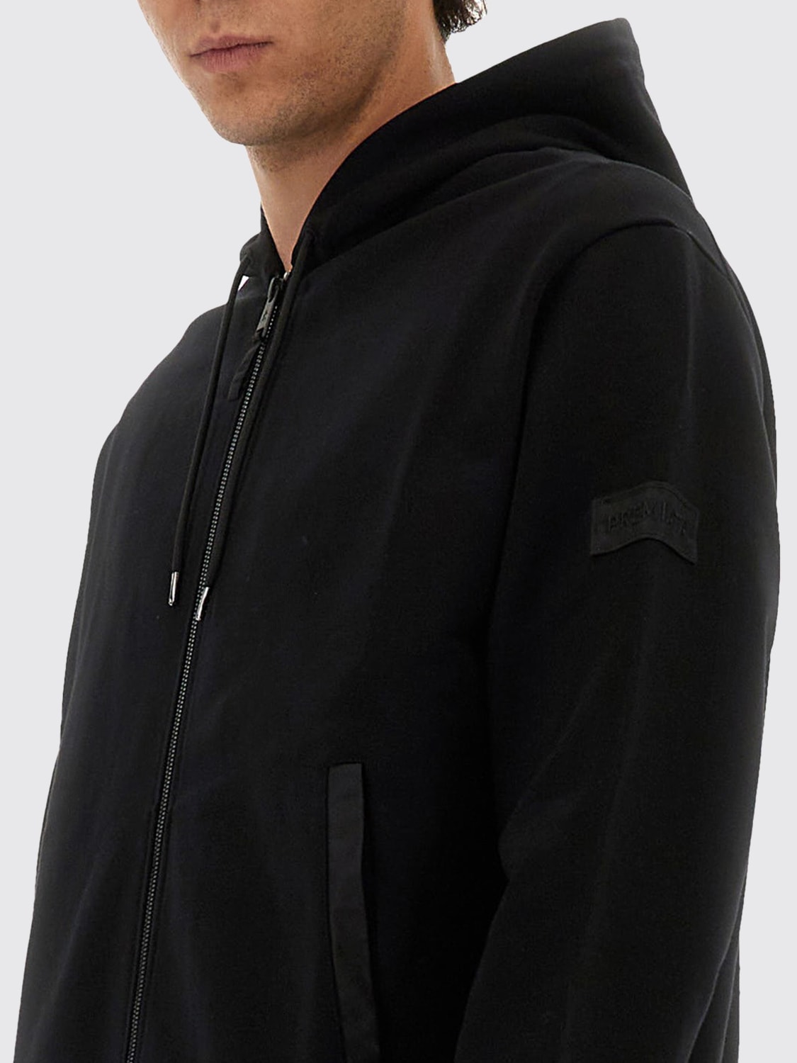 PREMIATA FELPA: Felpa con cappuccio in cotone Premiata, Nero - Img 4