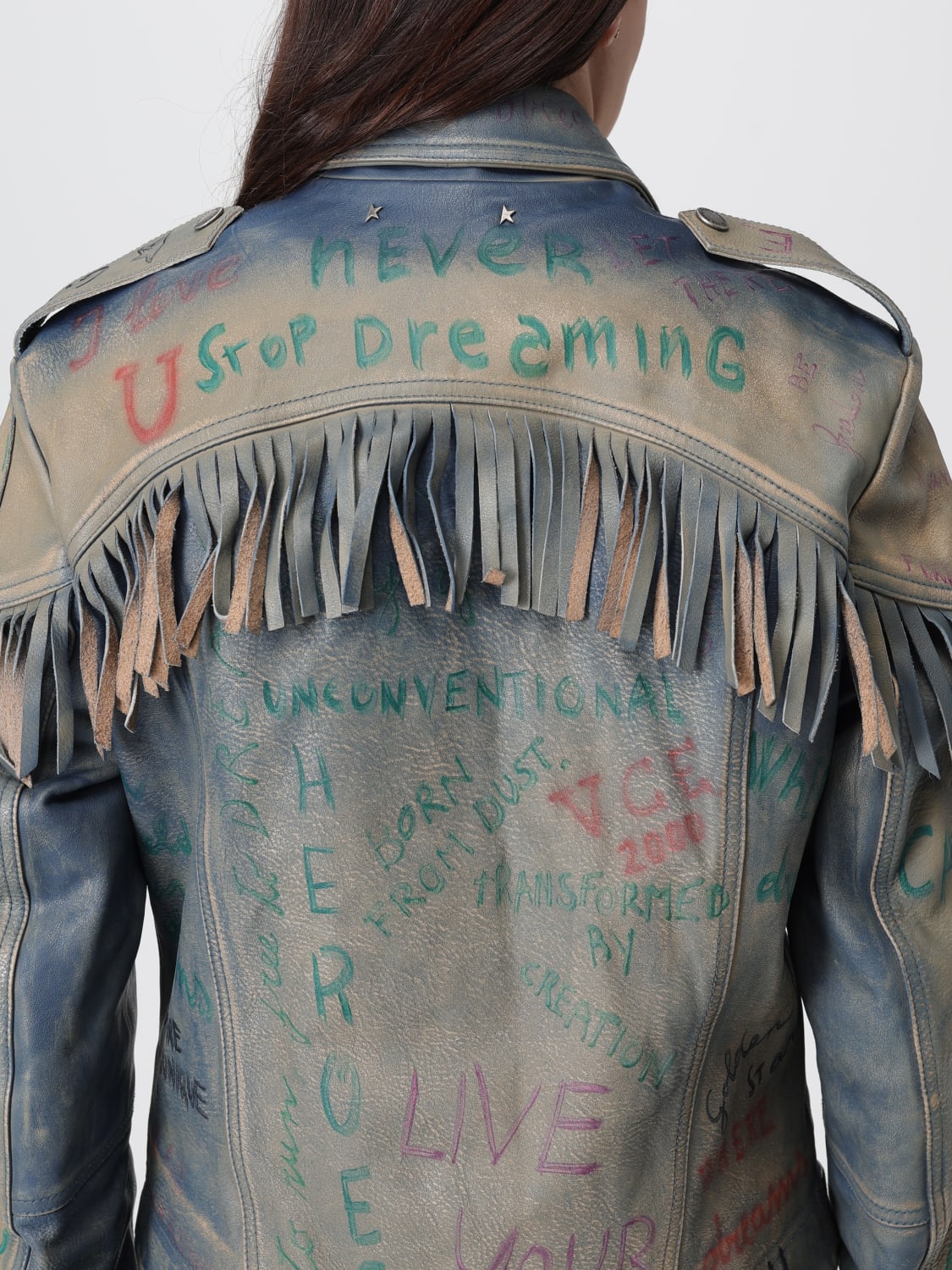 GOLDEN GOOSE JACKET: Jacket woman Golden Goose, Blue - Img 5