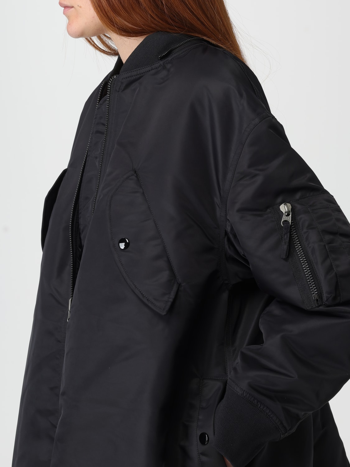 ASPESI MANTEL: Mantel damen Aspesi, Schwarz - Img 4