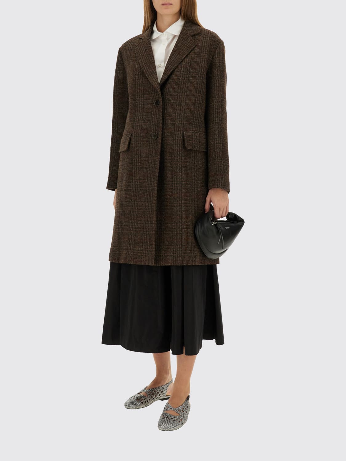 ASPESI MANTEL: Mantel damen Aspesi, Braun - Img 2