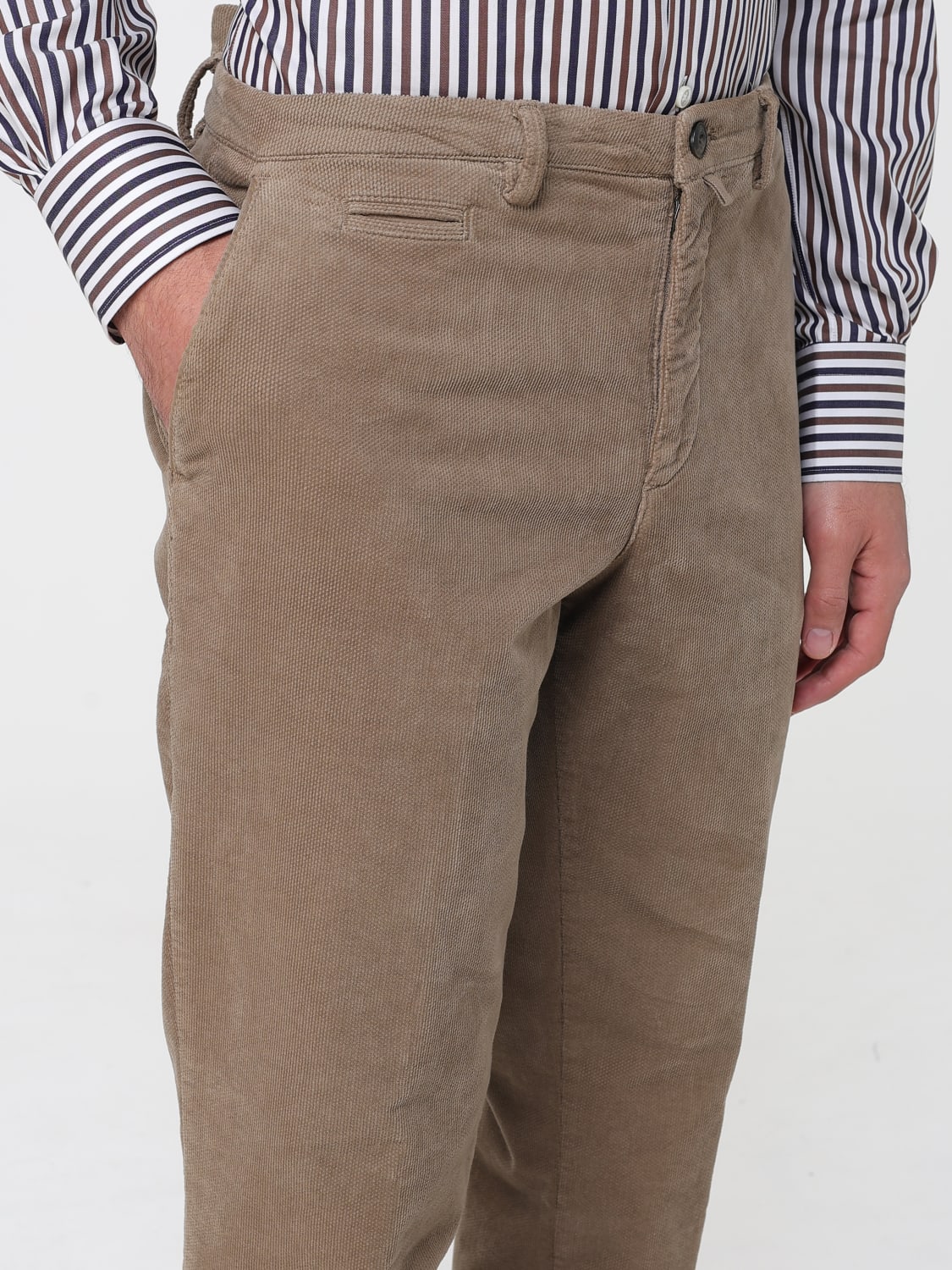 BRIGLIA 1949 PANTS: Pants men Briglia 1949, Brown - Img 3