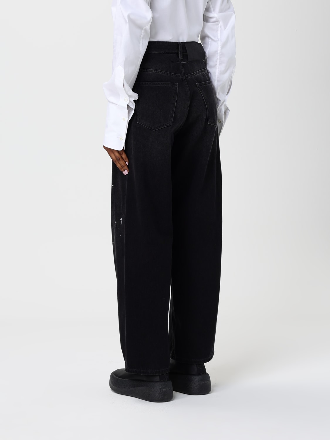 MM6 MAISON MARGIELA PANTS: Pants woman Mm6 Maison Margiela, Black - Img 2