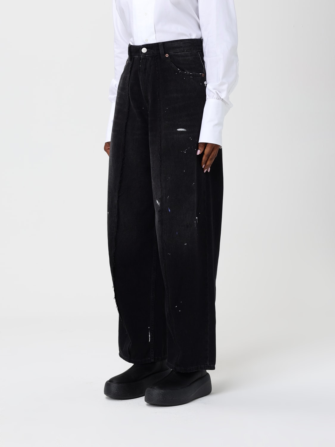 MM6 MAISON MARGIELA PANTS: Pants woman Mm6 Maison Margiela, Black - Img 3