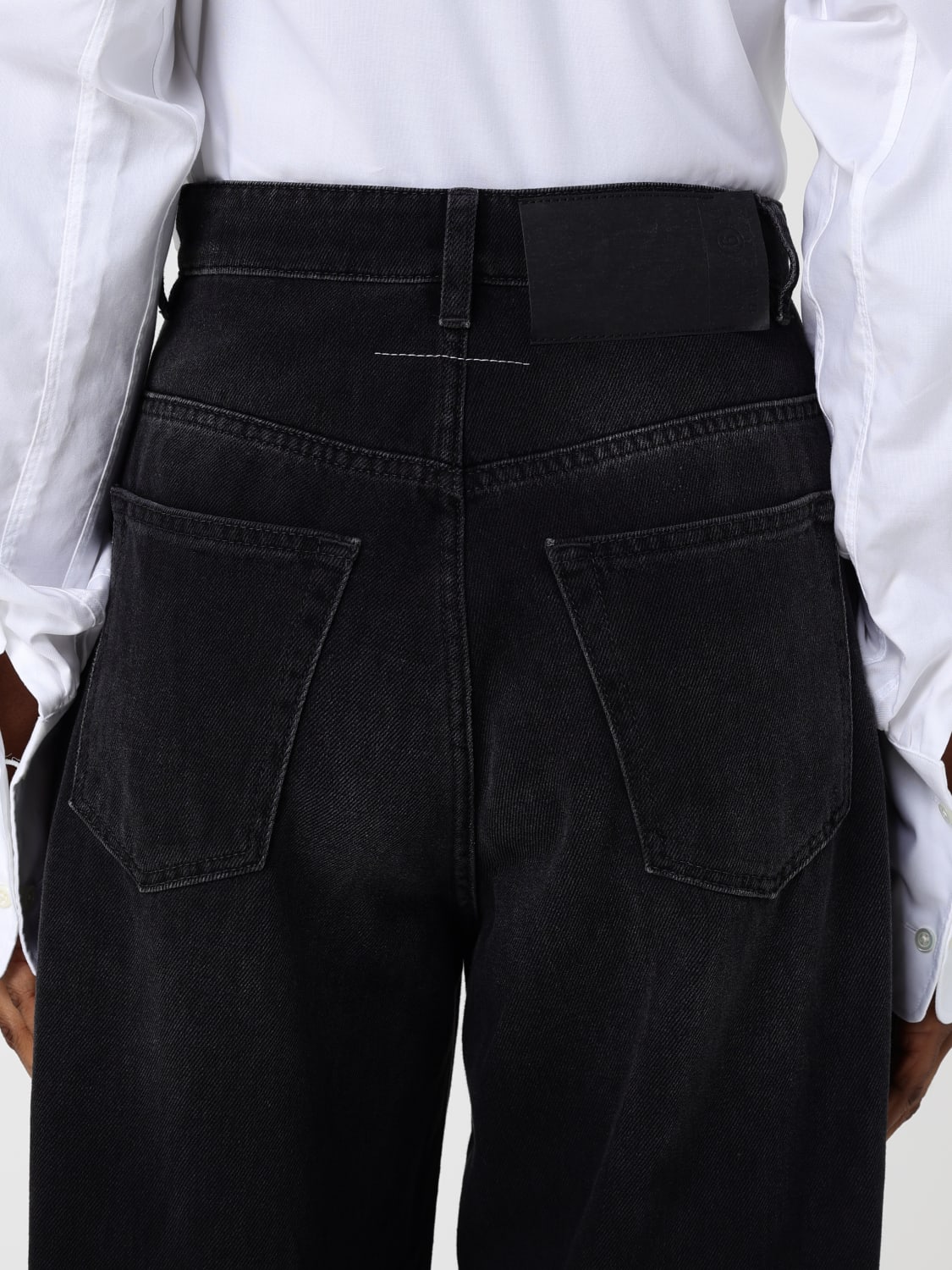 MM6 MAISON MARGIELA PANTS: Pants woman Mm6 Maison Margiela, Black - Img 4