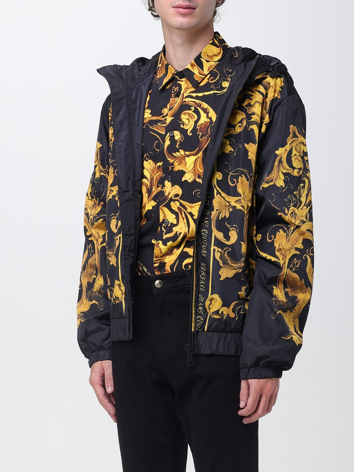 VERSACE JEANS COUTURE JACKET: Jacket men Versace Jeans Couture, Black - Img 3