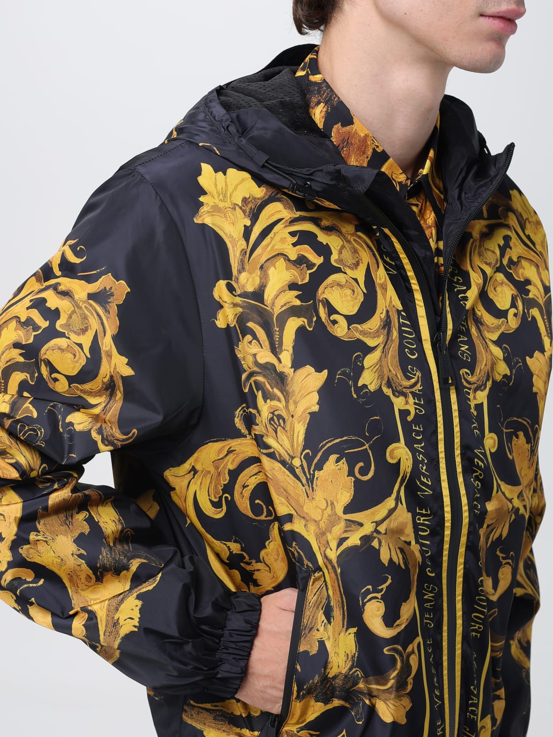 VERSACE JEANS COUTURE JACKET: Jacket men Versace Jeans Couture, Black - Img 4
