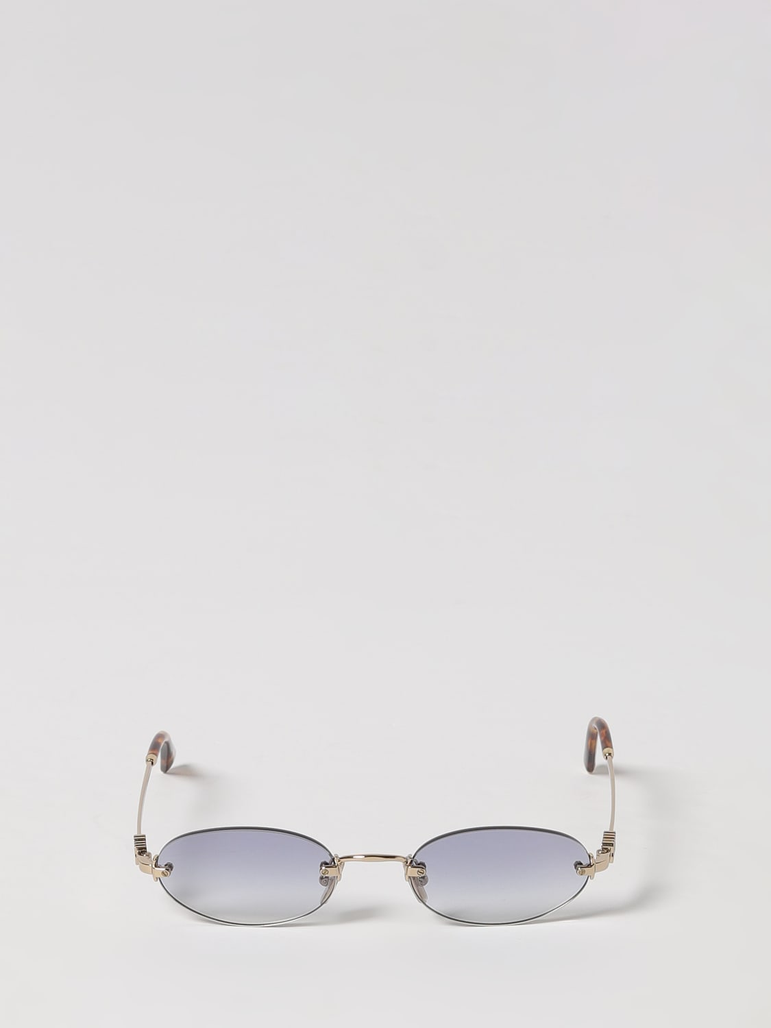 MIU MIU SUNGLASSES: Sunglasses woman Miu Miu, Gold - Img 2