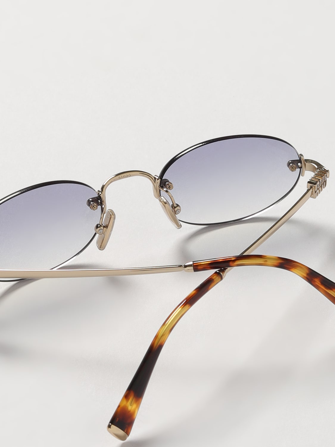 MIU MIU SUNGLASSES: Sunglasses woman Miu Miu, Gold - Img 4