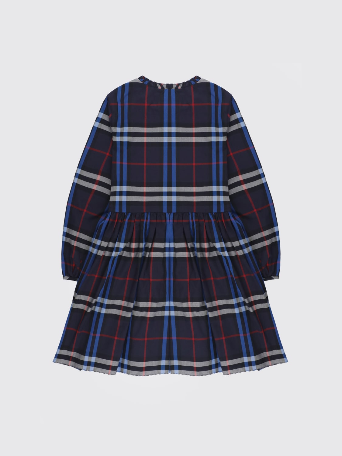 BURBERRY DRESS: Dress kids Burberry, Blue - Img 2