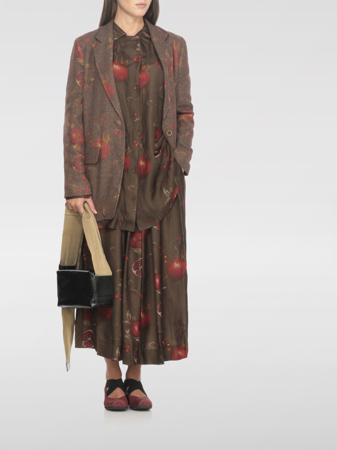 UMA WANG HEMDBLUSE: Hemdbluse damen Uma Wang, Braun - Img 2