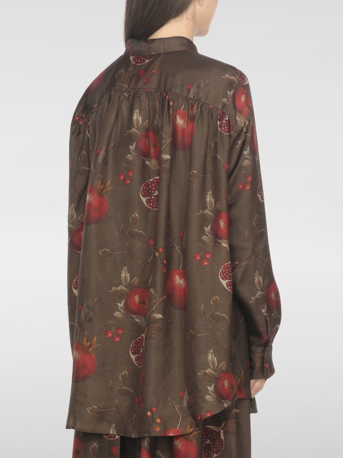 UMA WANG HEMDBLUSE: Hemdbluse damen Uma Wang, Braun - Img 3