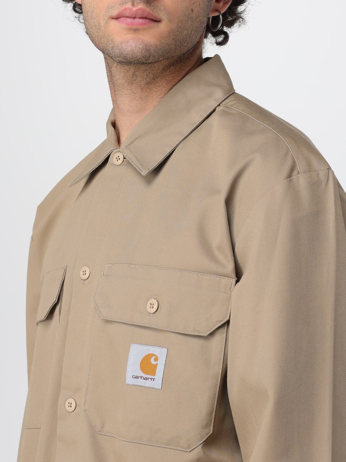 CARHARTT WIP JACKET: Shirt men Carhartt Wip, Beige - Img 3