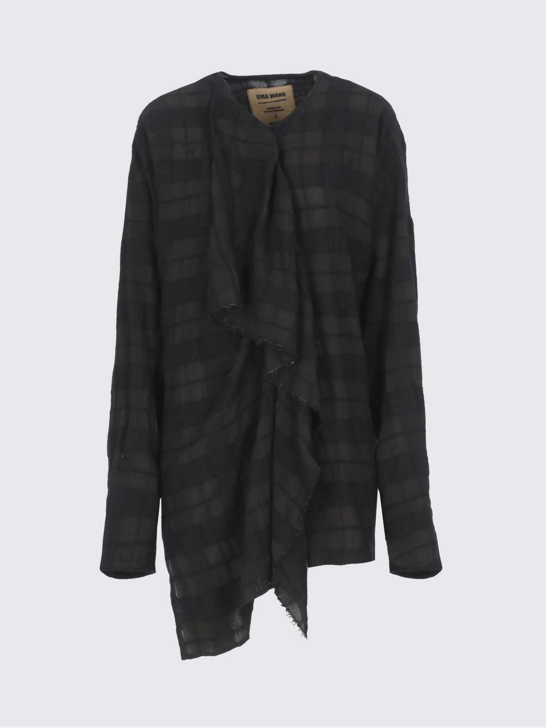 UMA WANG HEMDBLUSE: Hemdbluse damen Uma Wang, Schwarz - Img 2