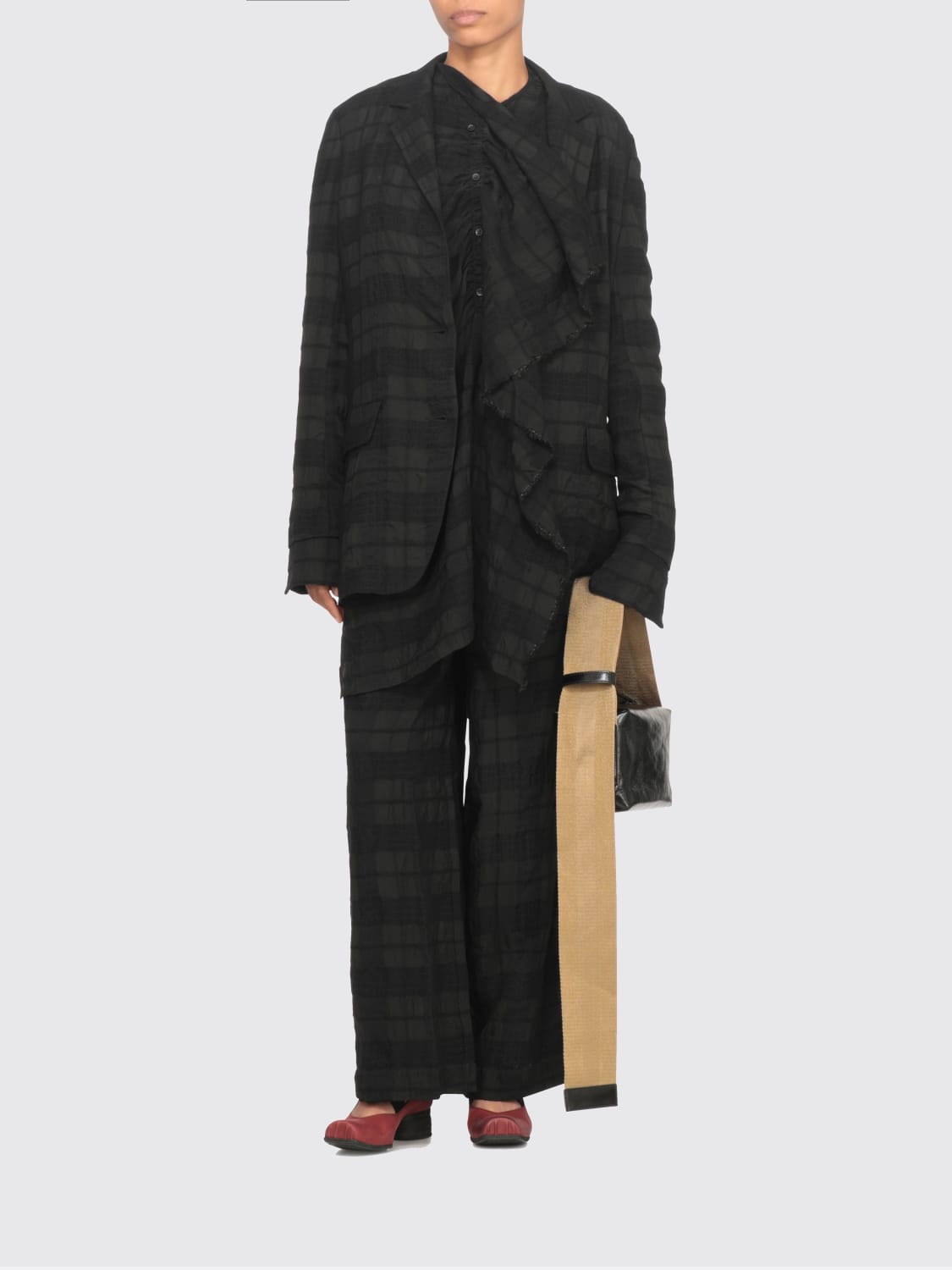 UMA WANG HEMDBLUSE: Hemdbluse damen Uma Wang, Schwarz - Img 3