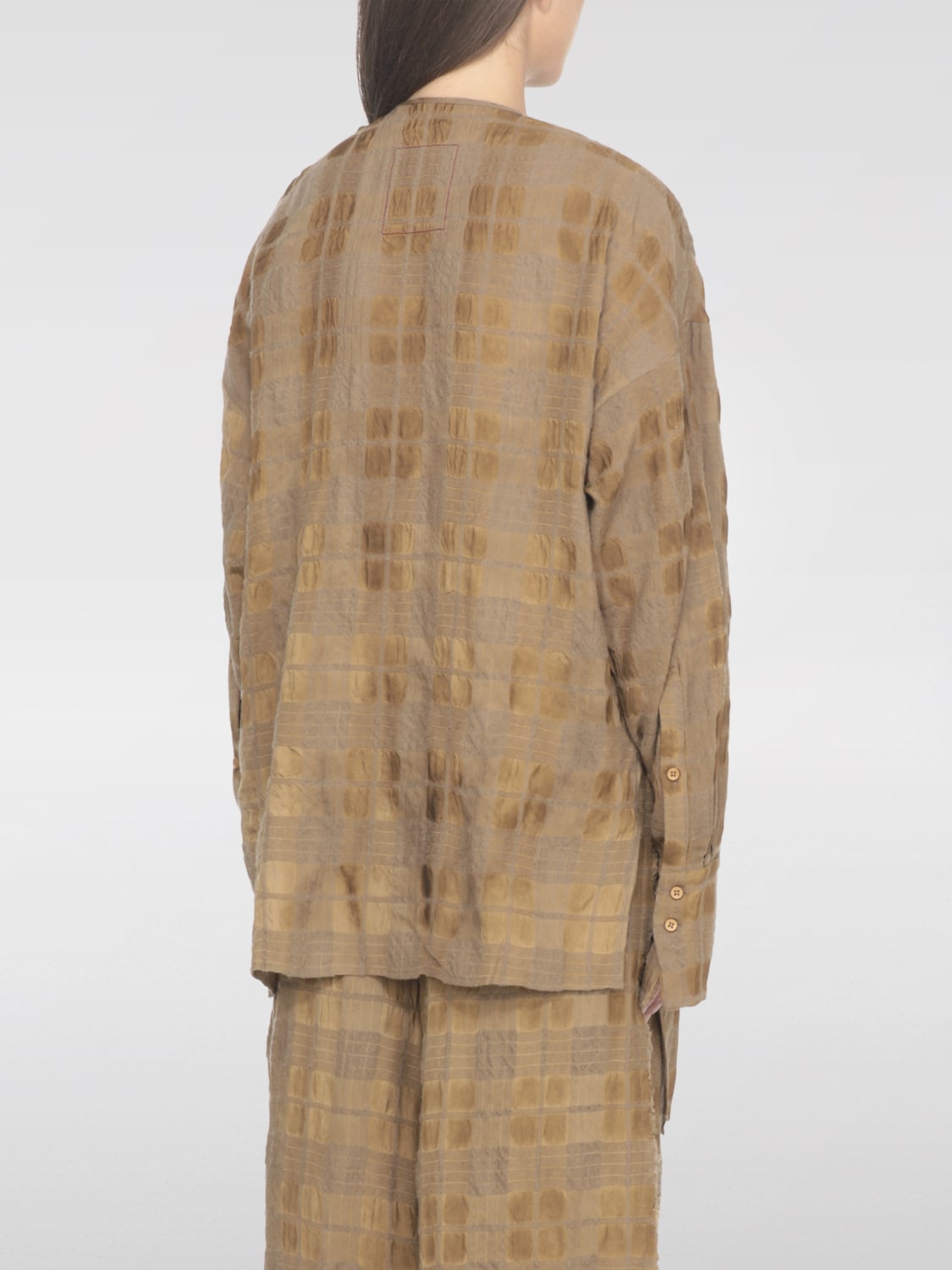 UMA WANG HEMDBLUSE: Hemdbluse damen Uma Wang, Beige - Img 3