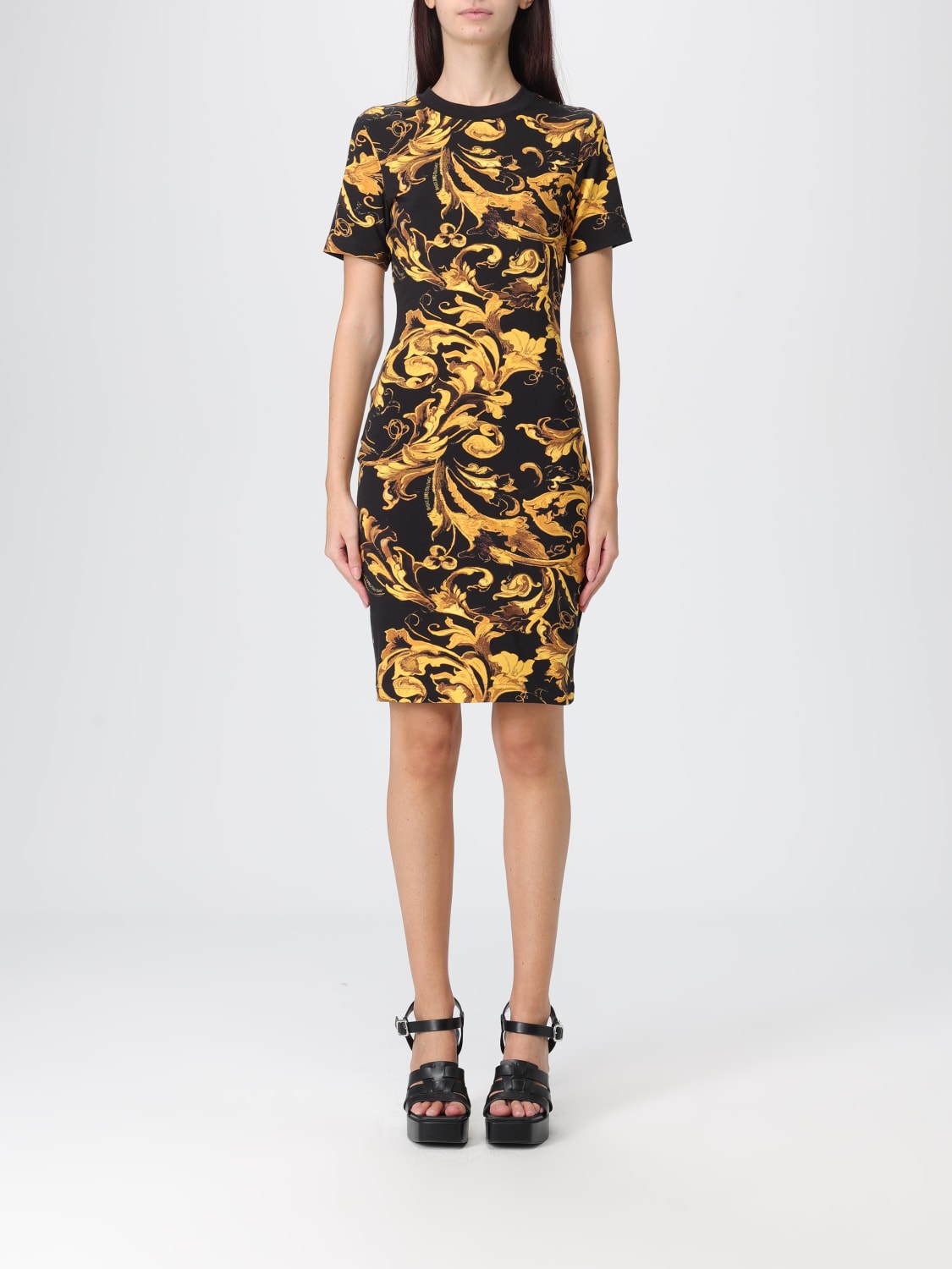 VERSACE JEANS COUTURE DRESS: Dress woman Versace Jeans Couture, Black - Img 1