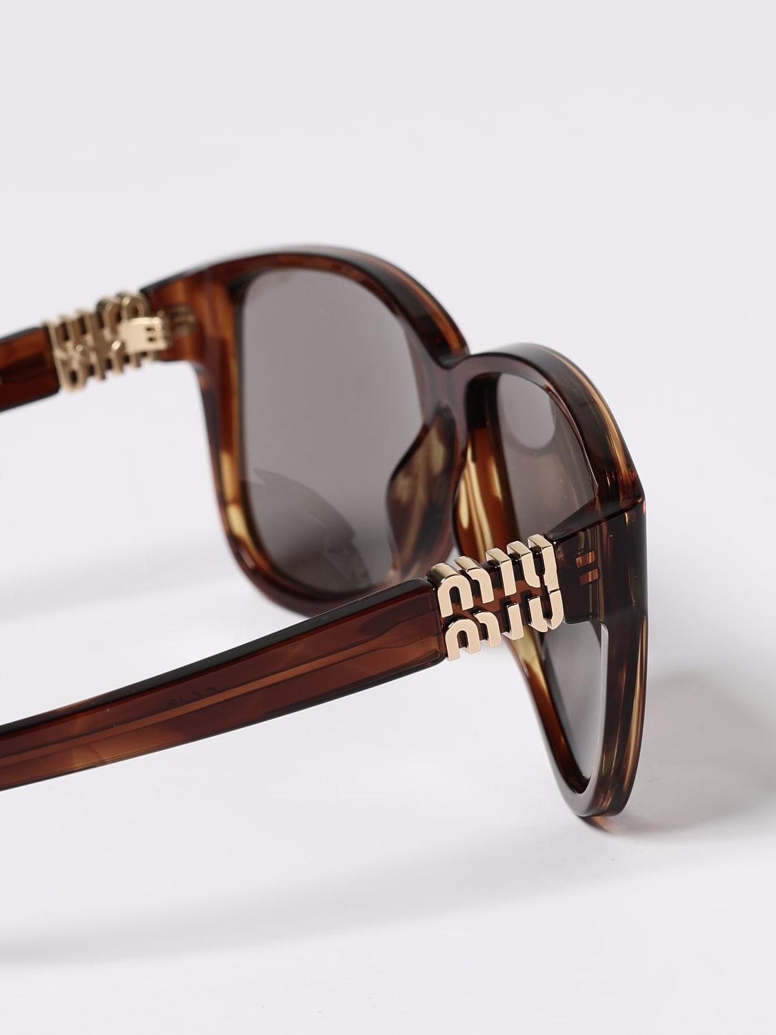 MIU MIU SUNGLASSES: Sunglasses woman Miu Miu, Tobacco - Img 4