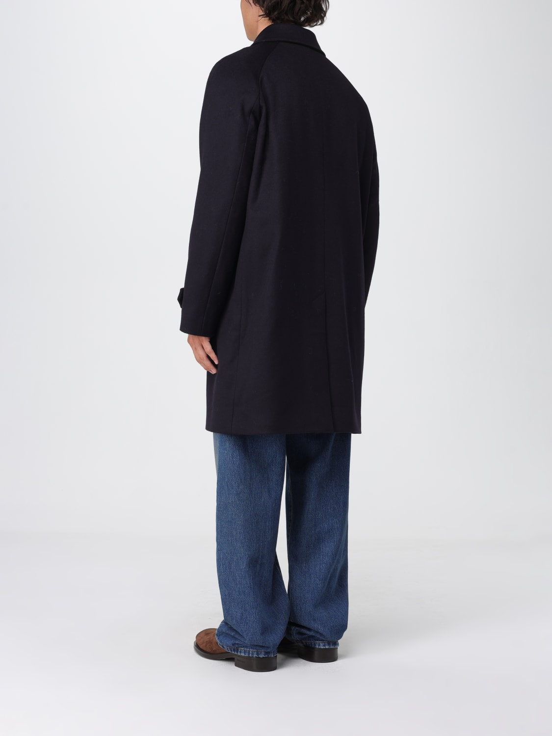 ASPESI MANTEL: Mantel herren Aspesi, Blau - Img 3