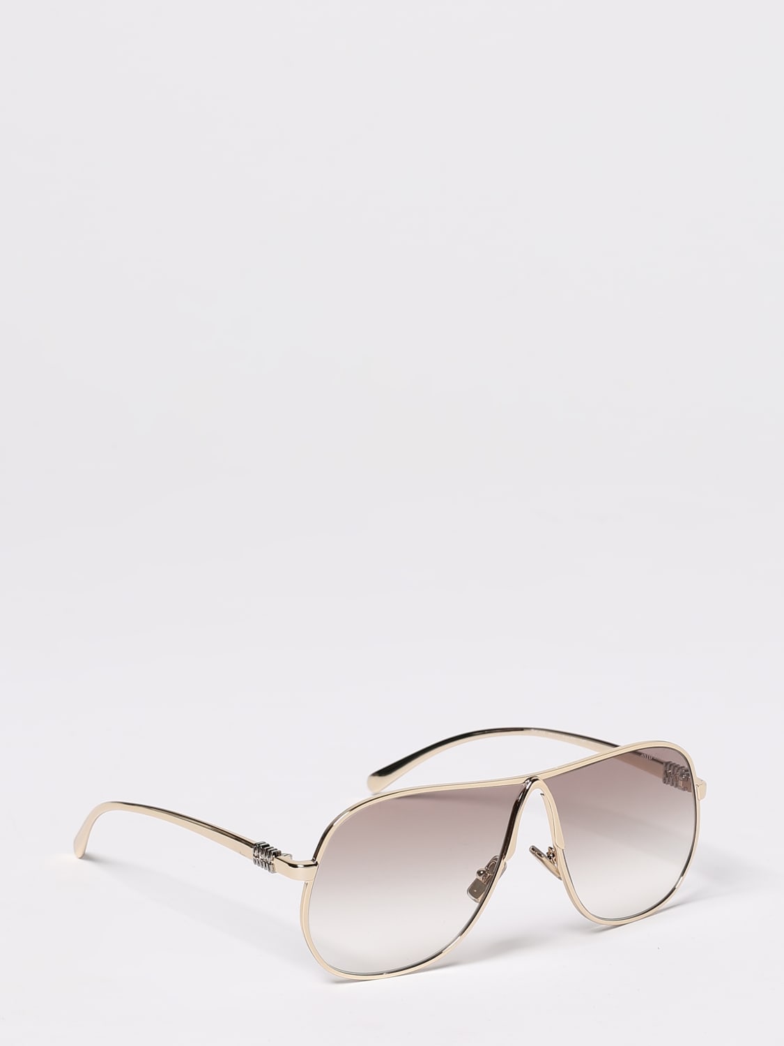 MIU MIU SUNGLASSES: Sunglasses woman Miu Miu, Gold - Img 1