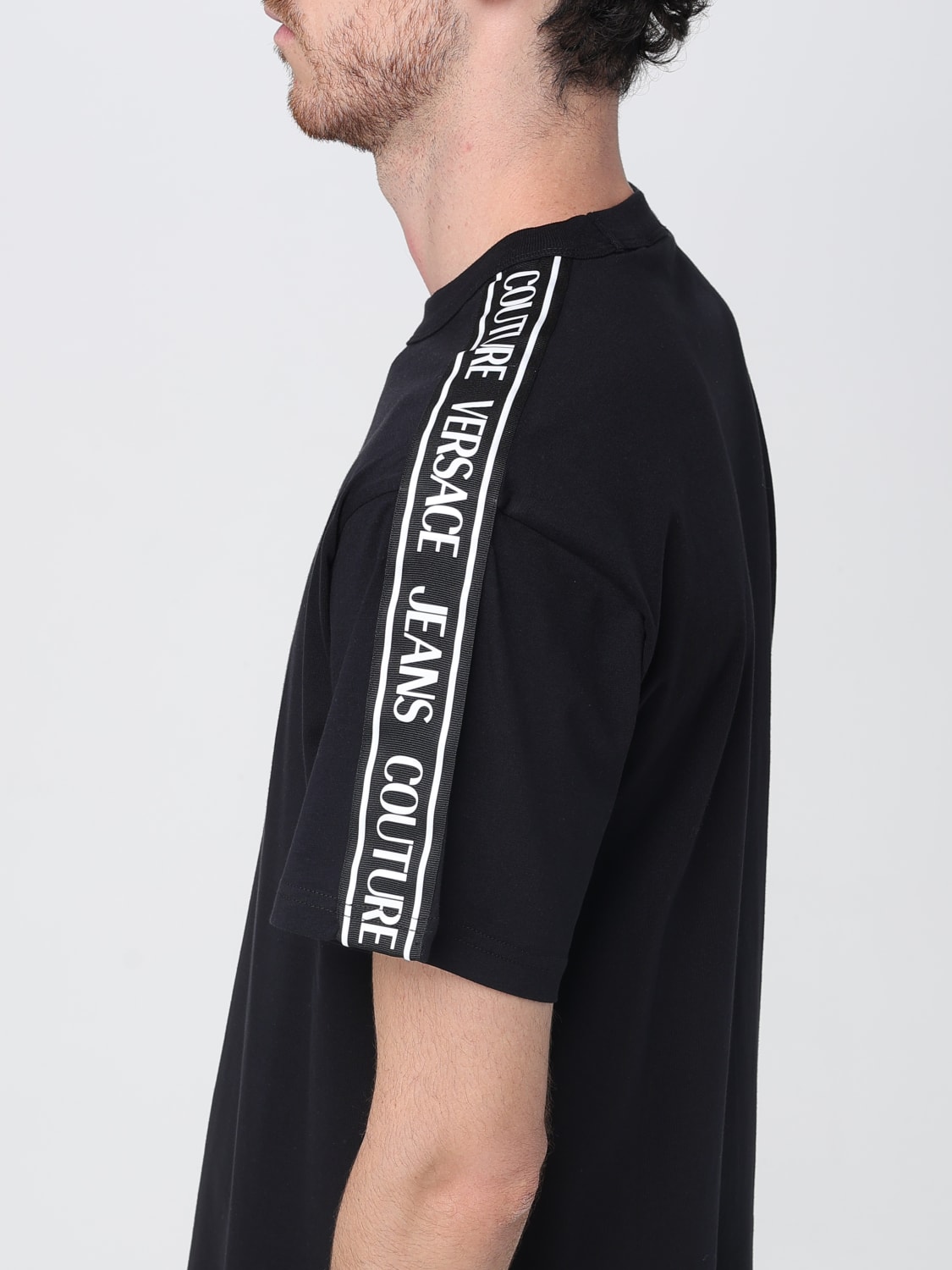 VERSACE JEANS COUTURE T-SHIRT: T-shirt men Versace Jeans Couture, Black - Img 3
