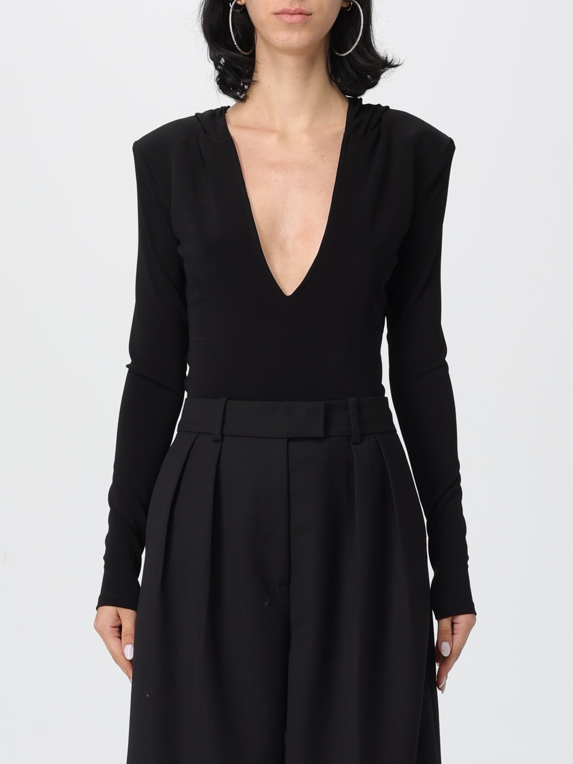MUGLER TOP: Body femme Mugler, Noir - Img 1